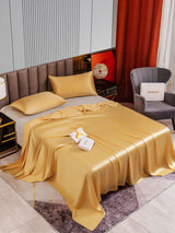 [Champagner] SilkSilky-DE 22Momme Bettwäsche Sets 002