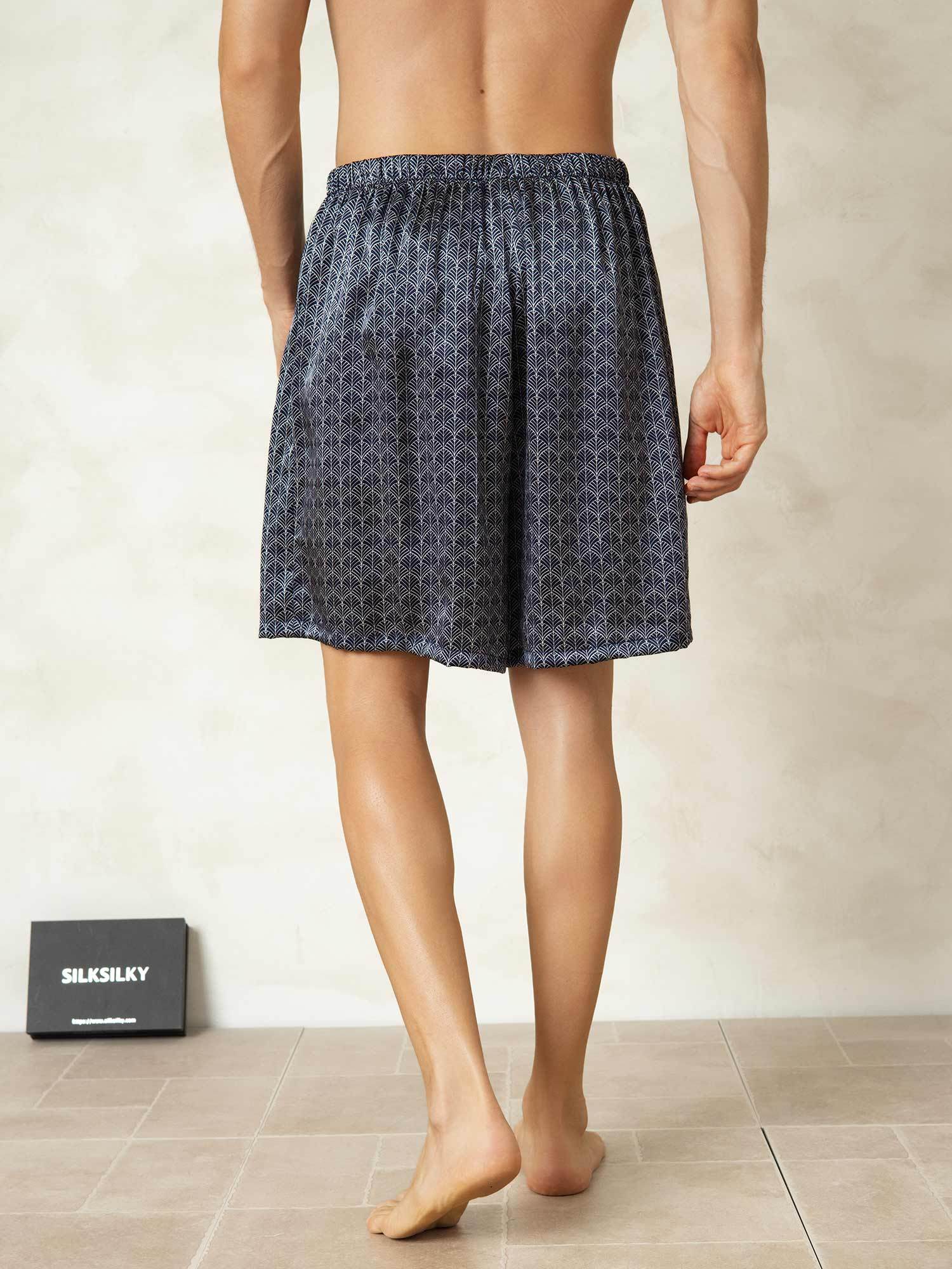 [MarineGinkgo] SilkSilky-DE Reine Seide Mens Sleep Bottoms 002