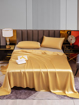 [Champagner] SilkSilky-DE 22Momme Bettwäsche Sets 001