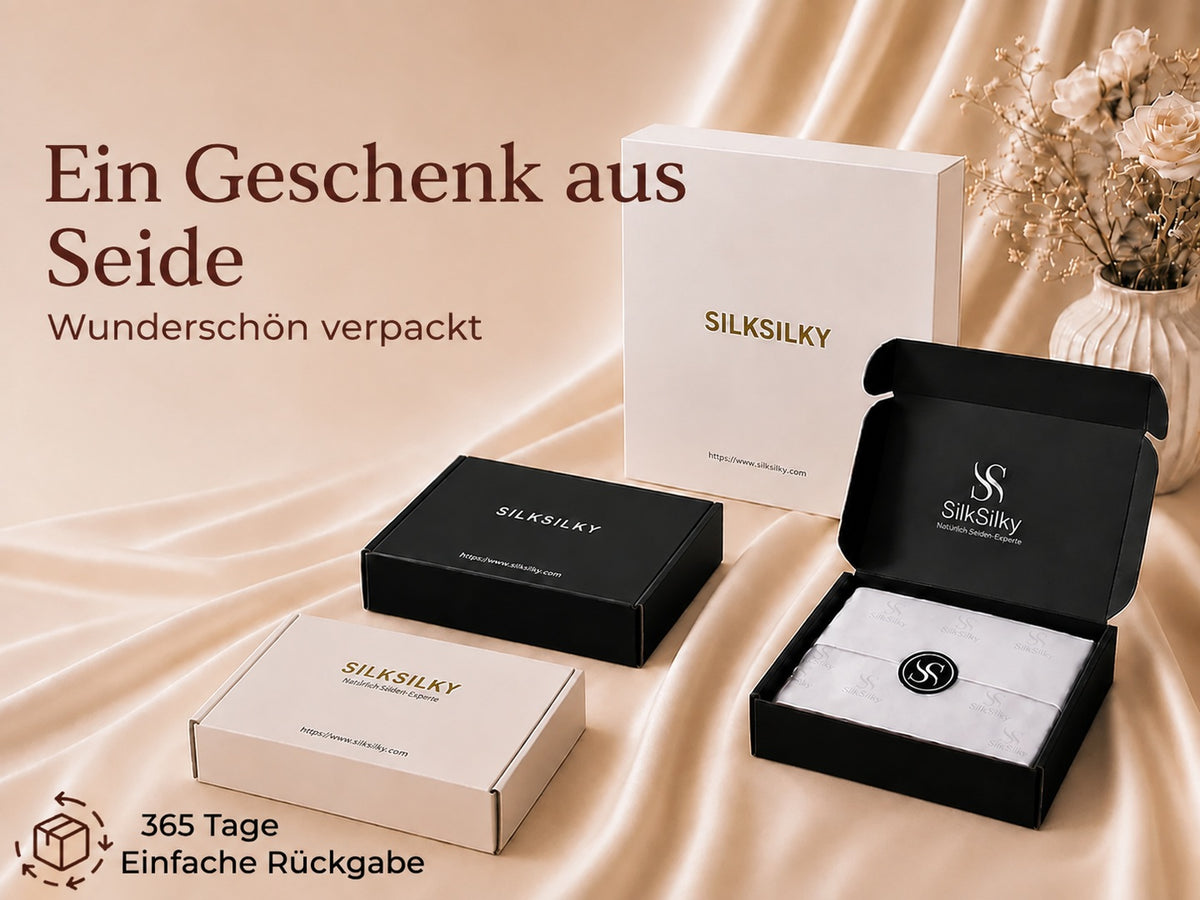 19 Momme Seide Damenhose mit hohem Bund sowie geradem Schnitt und Reißverschluss-Seitentaschen - Detail 4