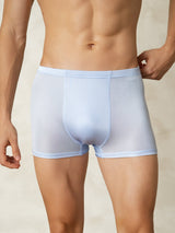 [Hellblau] SilkSilky-DE Seidenstrick Mens Underwear 001