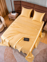 [Champagner] SilkSilky-DE Bettwäsche Sets 005