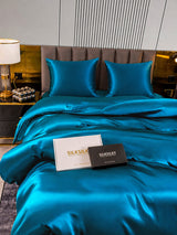 [König Blau] SilkSilky-DE Bettwäsche Sets 002