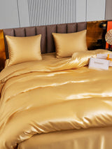 [Champagner] SilkSilky-DE Bettwäsche Sets 004