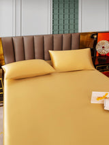 [Champagner] SilkSilky-DE 25Momme Bettwäsche Sets 005