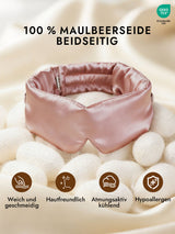[Blasses Mauve] SilkSilky-DE Augenmasken 002