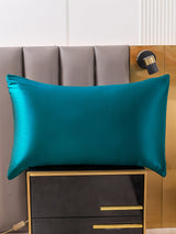 [König Blau] SilkSilky-DE 22Momme Reine Seide Pillowcase 001