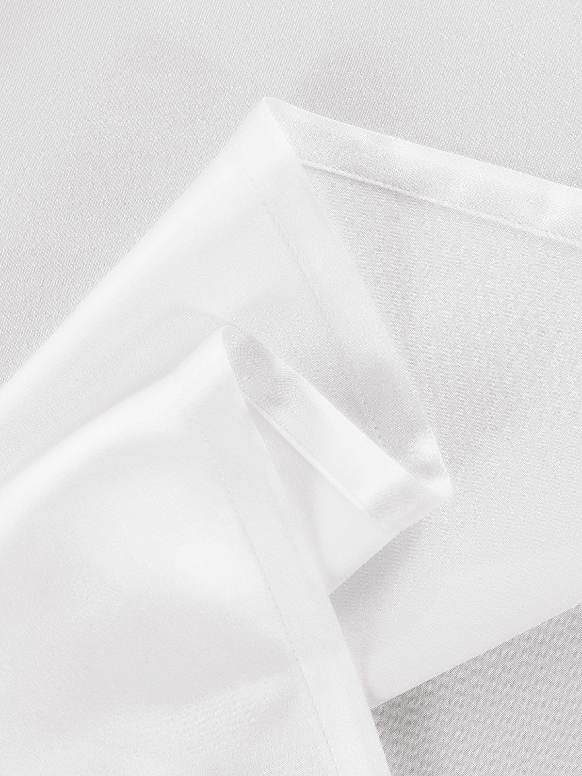 [Weiß] SilkSilky-DE 19Momme Reine Seide Sheet 005
