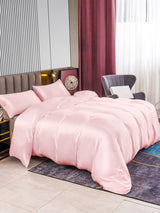 [Rosa] SilkSilky-DE 22Momme Reine Seide Bedding Set 002,