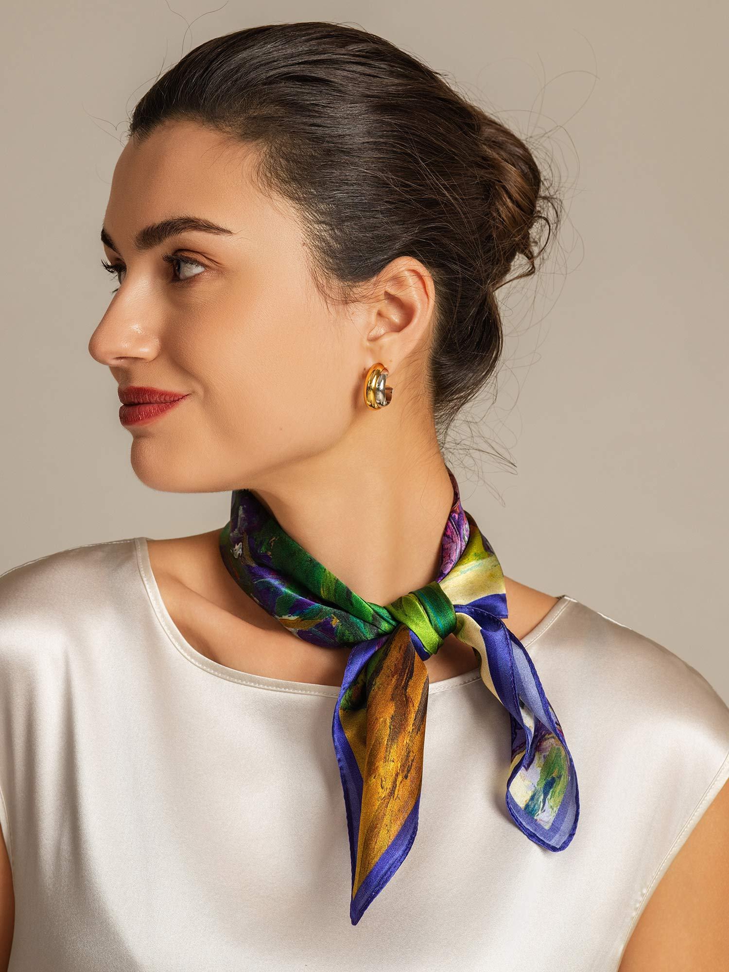 [P094] SilkSilky-DE Reine Seide Scarf 004