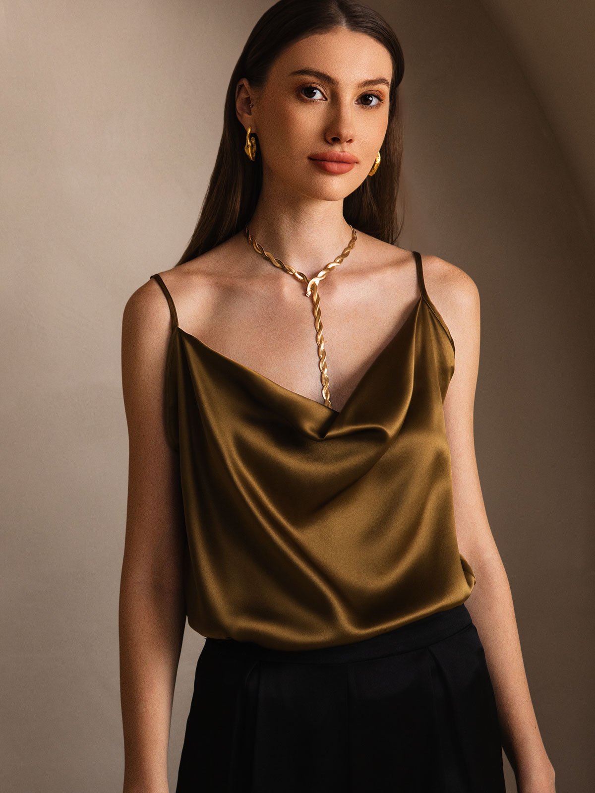 [Braun] SilkSilky-DE 19Momme Seide Camisoles 003