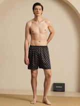 [Schwarze Kette] SilkSilky-DE Mens Sleep Bottoms 005