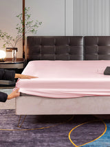 [Rosa] SilkSilky-DE 22Momme Spannbettlaken 005