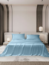 [Hellblau] SilkSilky-DE 19Momme Bettwäsche Sets 001