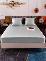 [Silber] SilkSilky-DE Bettwäsche Sets 002