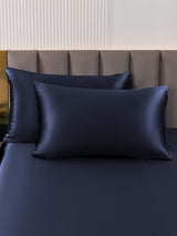 [Dunkelblau] SilkSilky-DE 19Momme Reine Seide Pillowcase 004