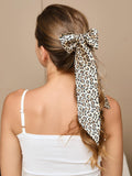 SilkSilky-DE 19Momme Reine Seide Scrunchie Leopard 005