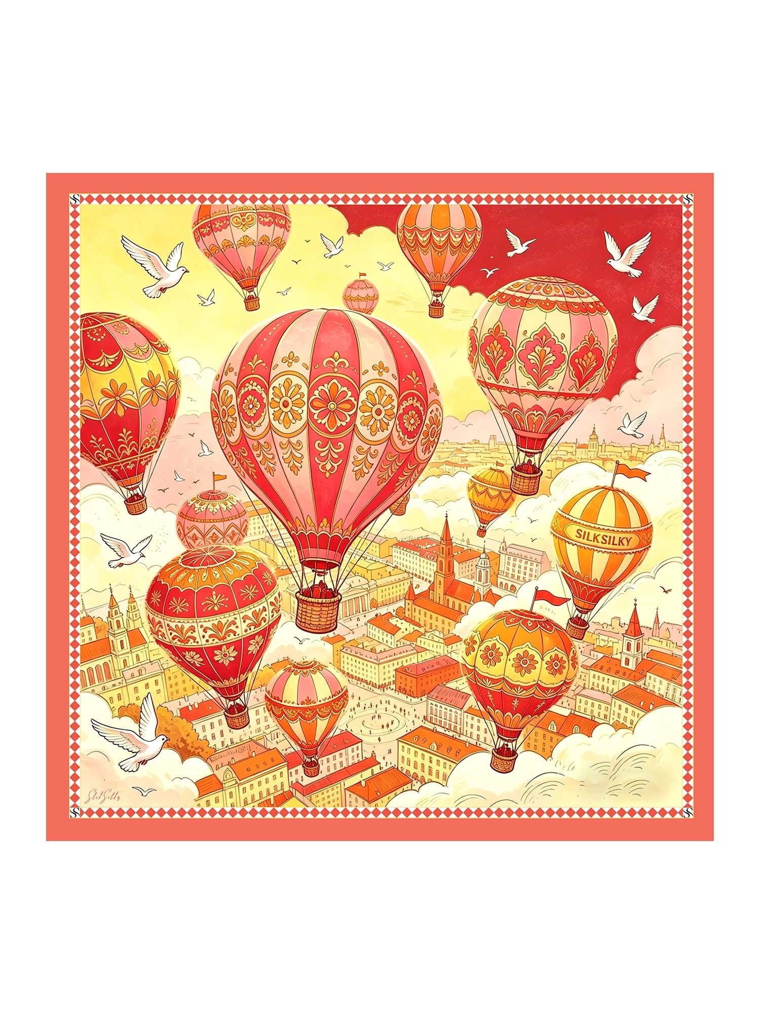 [Gelber Ballon] SilkSilky-DE Scarf 001