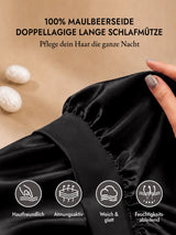 [Schwarz] SilkSilky-DE Schlafmützen 002