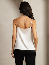 [Hellgrau] SilkSilky-DE Spaghetti Strap Cami Top 002