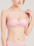 SilkSilky DE Seidenstrick Bra Rosa 001