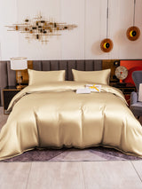 [Beige] SilkSilky-DE 19Momme Bettwäsche Sets 005