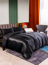 [Schwarz] SilkSilky-DE 25Momme Bettwäsche Sets 002