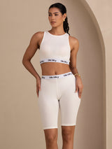 [Weiß] SilkSilky-DE Womens Shorts 003