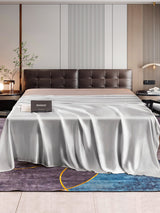[Silber] SilkSilky-DE 22Momme Spannbettlaken 001