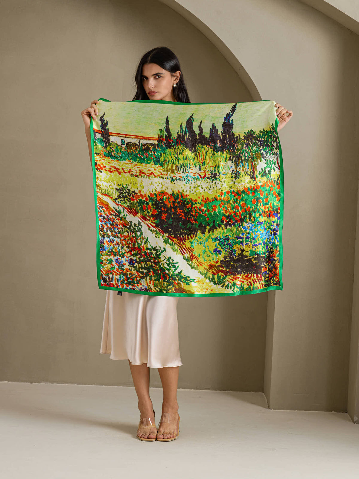 [P072] SilkSilky-DE Scarf 002