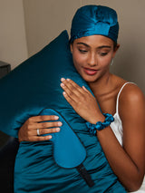 [König Blau] SilkSilky-DE 19Momme Pillowcase Set 003