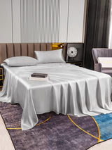 [Silber] SilkSilky-DE 22Momme Reine Seide Bedding Set 005,