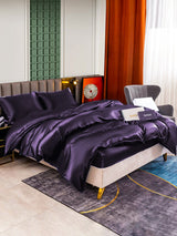 [Violett] SilkSilky-DE 25Momme Bettwäsche Sets 003