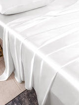 [Weiß] SilkSilky-DE 22Momme Reine Seide Bedding Set 003,