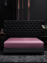[Blasses Mauve] SilkSilky-DE 19Momme Spannbettlaken 002