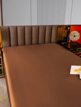 [Kaffee] SilkSilky-DE 22Momme Spannbettlaken 005