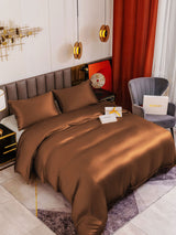[Kaffee] SilkSilky-DE 19Momme Bettwäsche Sets 001