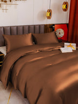 [Kaffee] SilkSilky-DE 19Momme Bettwäsche Sets 004