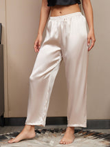 [Hellbeige] SilkSilky-DE Women's Sleep Pants 003