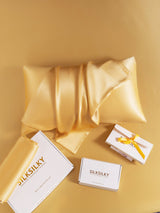 [Champagner] SilkSilky-DE 19Momme Reine Seide Pillowcase 005
