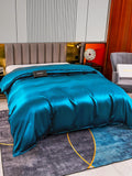 SilkSilky DE 22Momme Reine Seide Duvet Cover KönigBlau 002