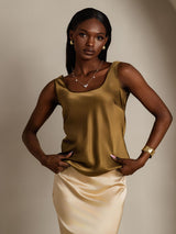 [Braun] SilkSilky-DE Sleeveless Cami Top 005