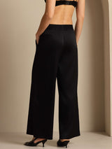 [Schwarz] SilkSilky-DE 19Momme Womens Pants 002