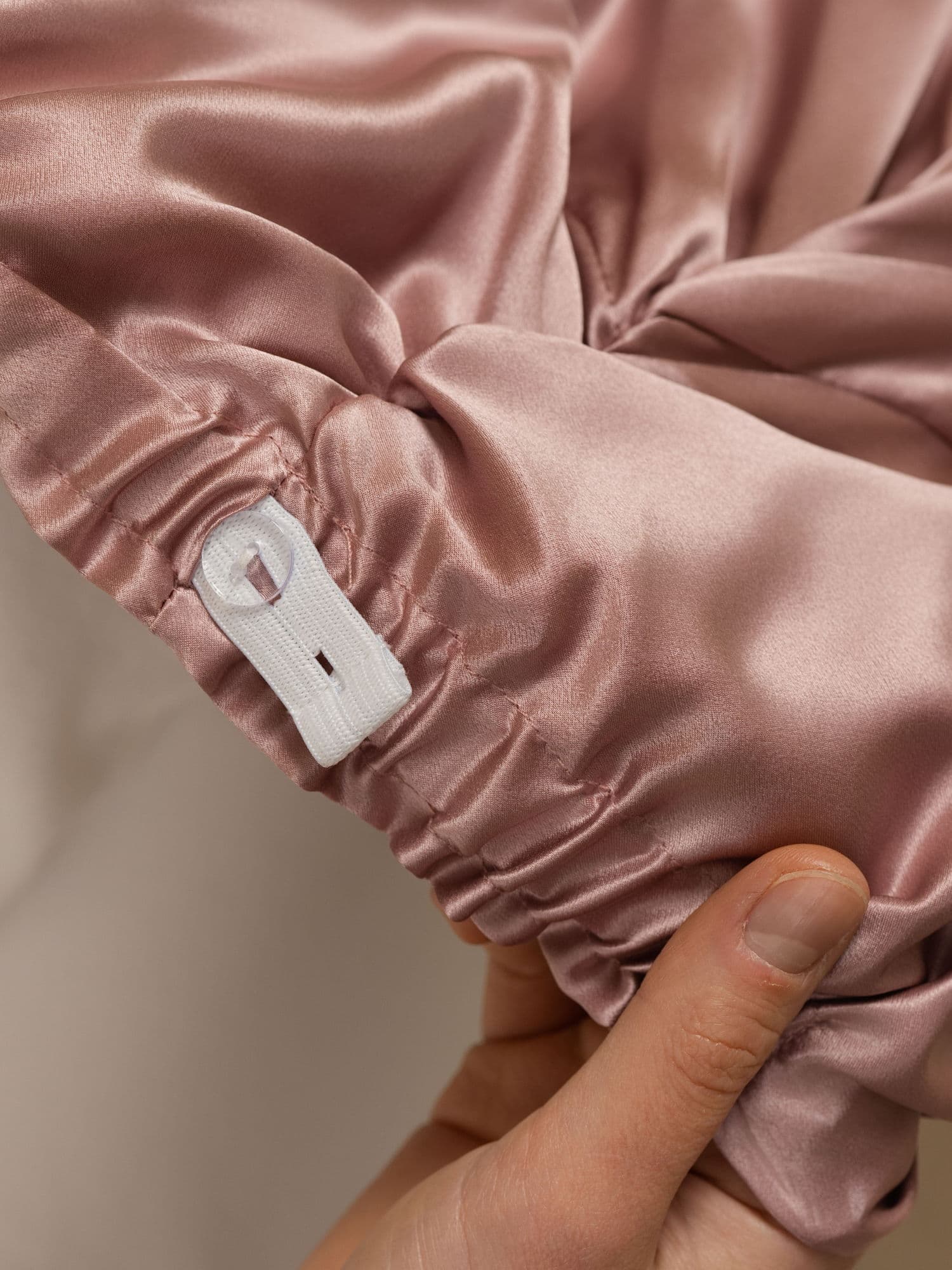 [Blasses Mauve] SilkSilky-DE 22Momme Schlafmützen 004