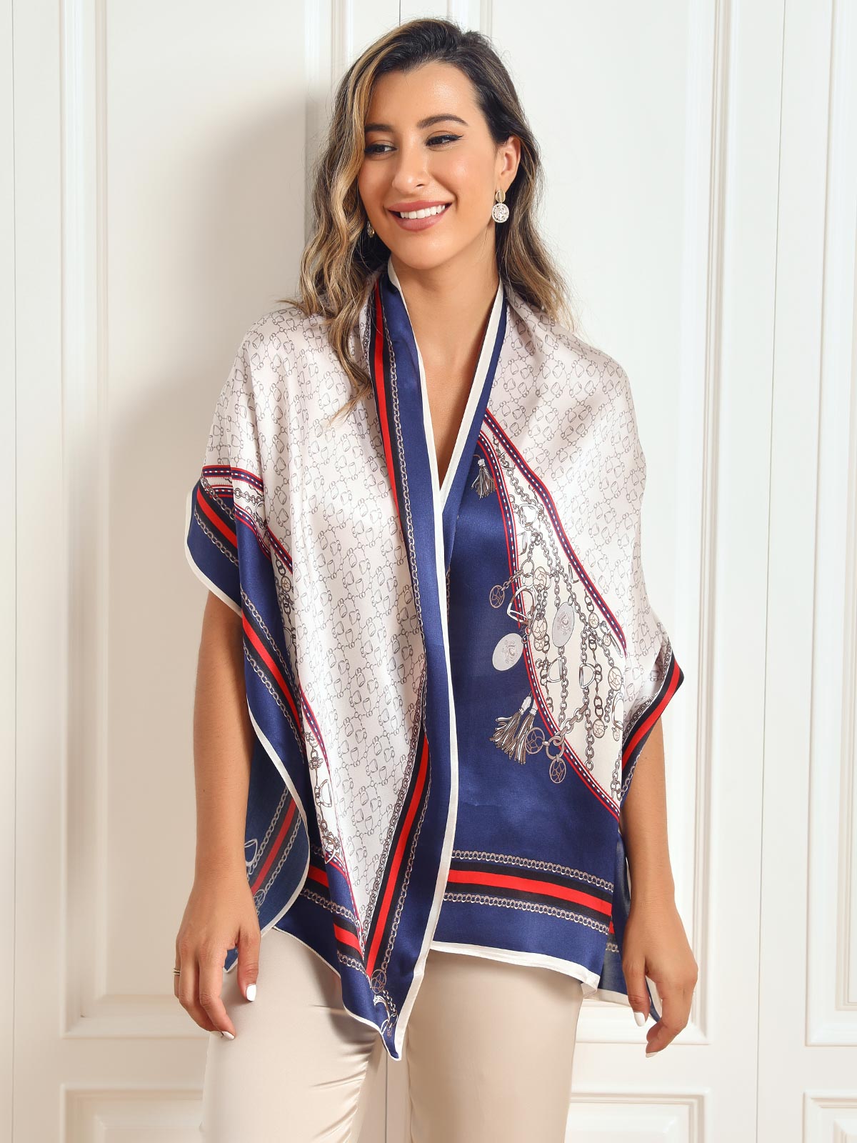 [P024] SilkSilky-DE Reine Seide Scarf 004,