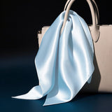 [Hellblau] SilkSilky-DE Schals 002