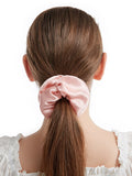 SilkSilky DE 19Momme Reine Seide Scrunchie Hellrosa 003