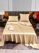 [Beige] SilkSilky-DE Bettwäsche Sets 007