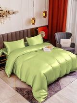 [Mintgrün] SilkSilky-DE 19Momme Reine Seide Bedding Set 006