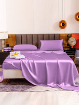 [Lavendel] SilkSilky-DE 19Momme Bettwäsche Sets 006